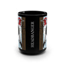 Charley Harper Headbanger Black Mug, 15oz-1
