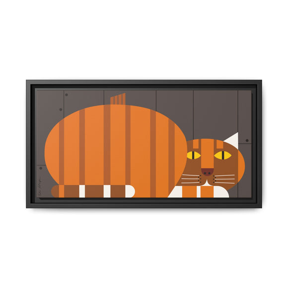Peepkin Edie Harper Framed Giclee Print Stretched On Canvas
