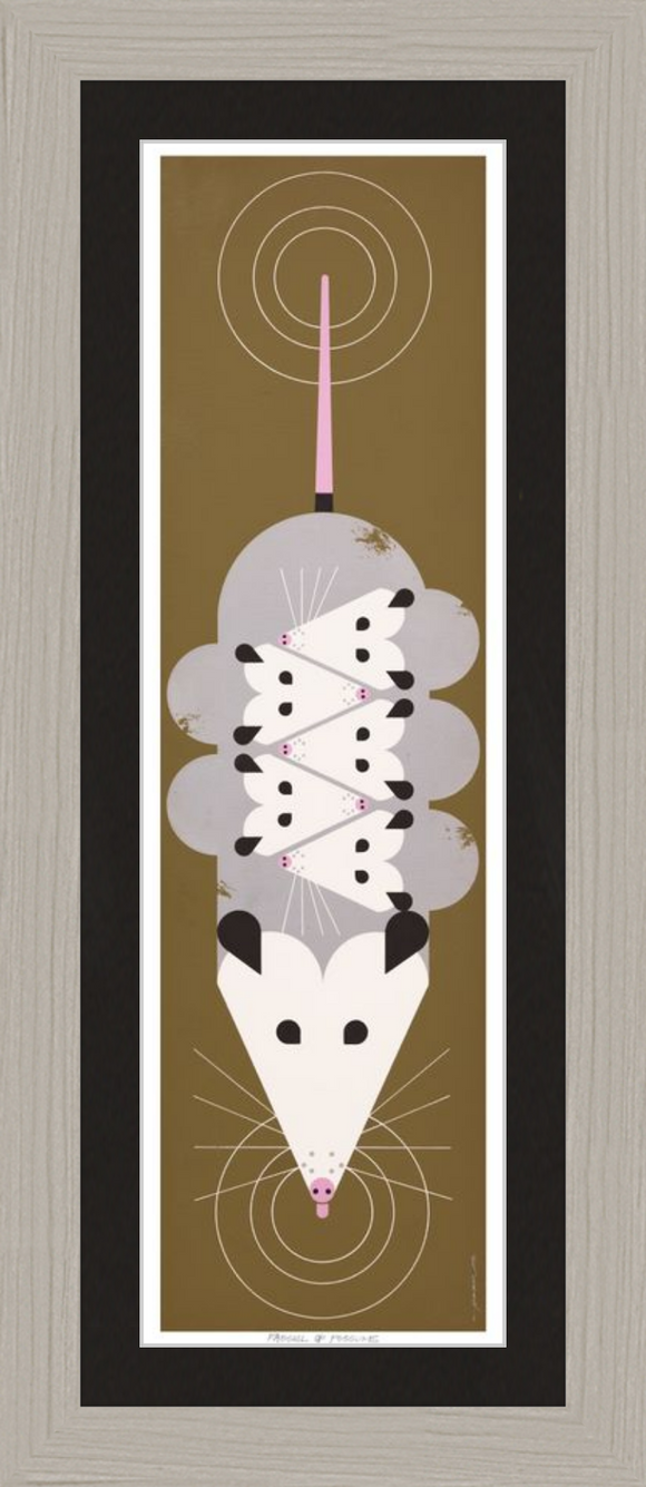 Passel of Possums Museum Quality Reproduction of Harper Archival Original Art