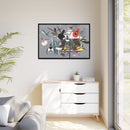 Winter Charley Harper Framed Giclee Print Stretched On Canvas-24