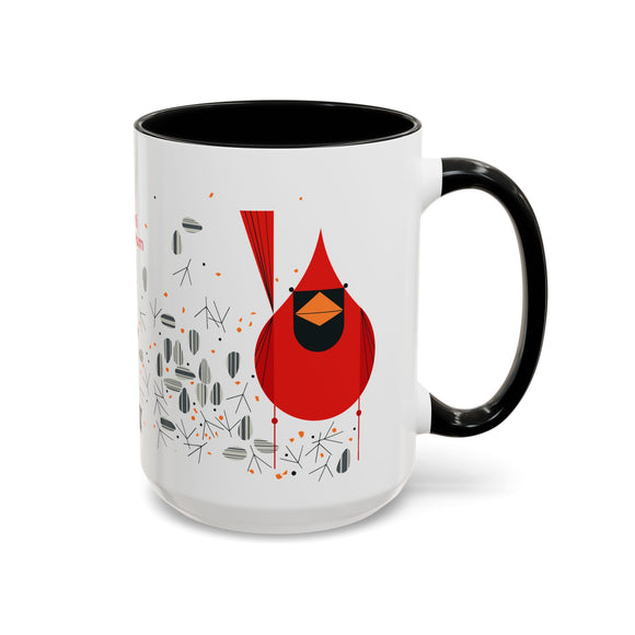 CAM BRANDED CARDINAL Accent Coffee Mug 15oz