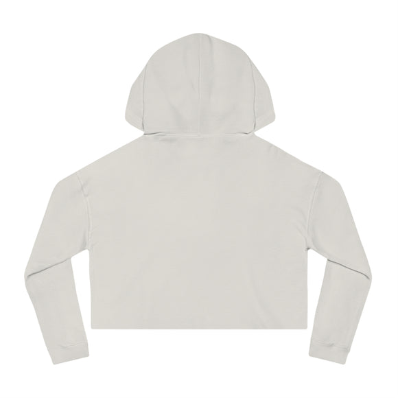 Edie Harper Kitten ’n Knittin’ Cropped Hoodie Hooded Sweatshirt