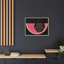 Watermelon Moon Charley Harper Framed Giclee Print on Matte Canvas-61