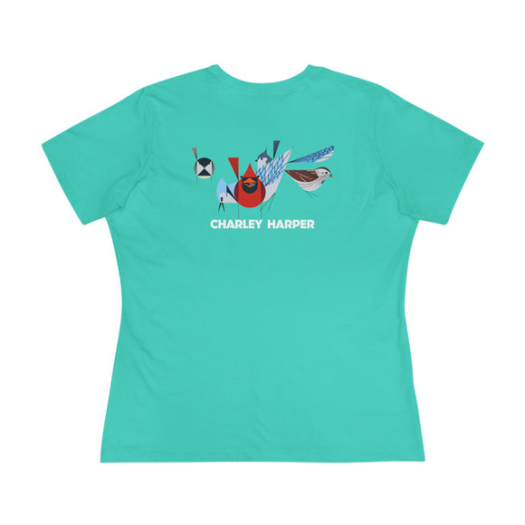 Bird Feeder's Charley Harper Women's Cotton Tee