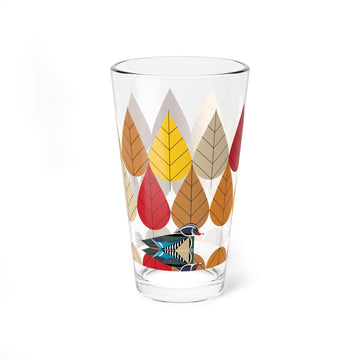 Octoberama Charley Harper Glassware 16oz