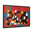 Edie Harper Crazy Cat Crazy Quilt Framed Giclee On Stretched Canvas Print-13