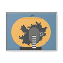 Racc-O-Lantern Charley Harper Framed Giclee Print Stretched On Canvas-9