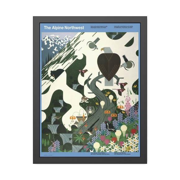 The Alpine Northwest Charley Harper for the NPS