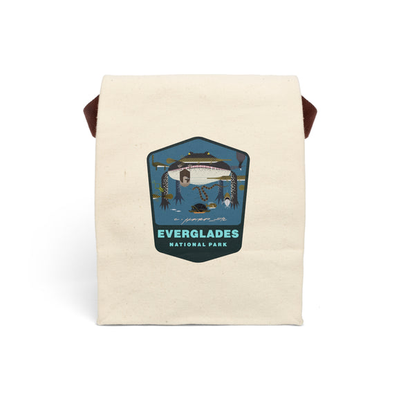 Everglades Canvas Lunch Bag With Strap