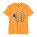 Charley Harper Skipping School Unisex CVC Jersey T-shirt-3