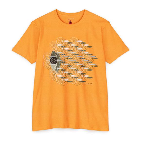 Charley Harper Skipping School Unisex CVC Jersey T-shirt