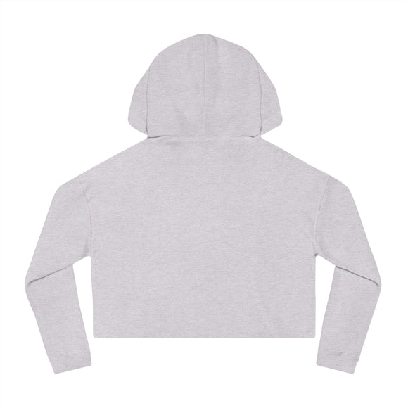 Edie Harper Kitten ’n Knittin’ Cropped Hoodie Hooded Sweatshirt