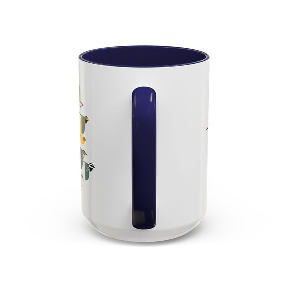 Mystery of the Missing Migrants Charley Harper Art Studio Classic Accent Mug 15oz