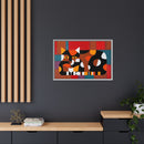 Edie Harper Crazy Cat Crazy Quilt Framed Giclee On Stretched Canvas Print-24
