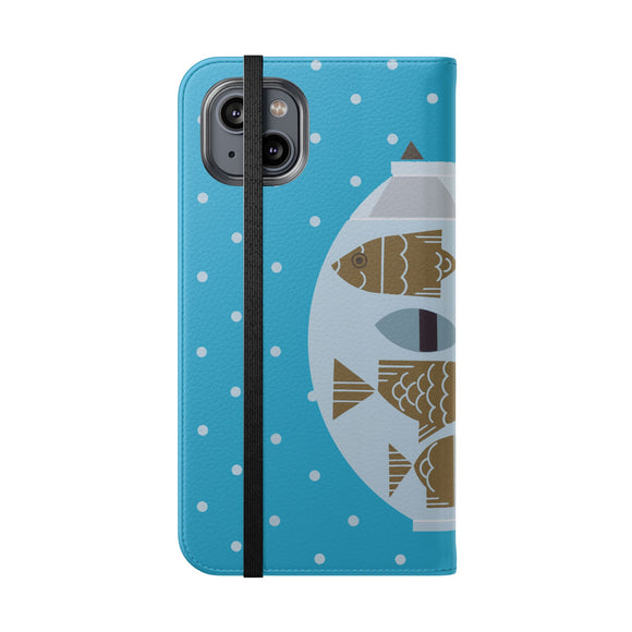 Edie Harper Fishful Thinking Phone Folio Iphone and Galaxy