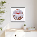 B-r-r-r-r-rdbath Charley Harper Framed Giclee Print on Stretched Canvas-53
