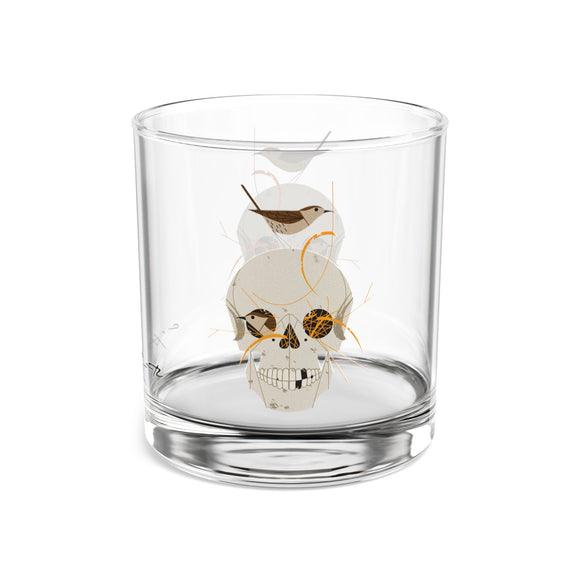 Wrented Charley Harper Rocks Glass, 10oz