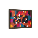 Crazy Cat Crazy Quilt Edie Harper Framed Giclee Print Stretched On Canvas-38
