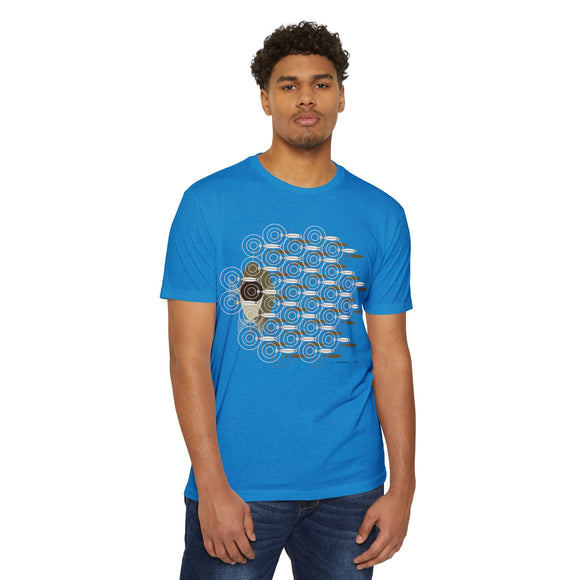 Charley Harper Skipping School Unisex CVC Jersey T-shirt