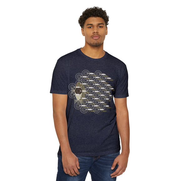 Charley Harper Skipping School Unisex CVC Jersey T-shirt