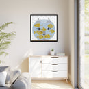 Fishful Thinking Edie Harper Framed Giclee Print on Stretched Canvas-93