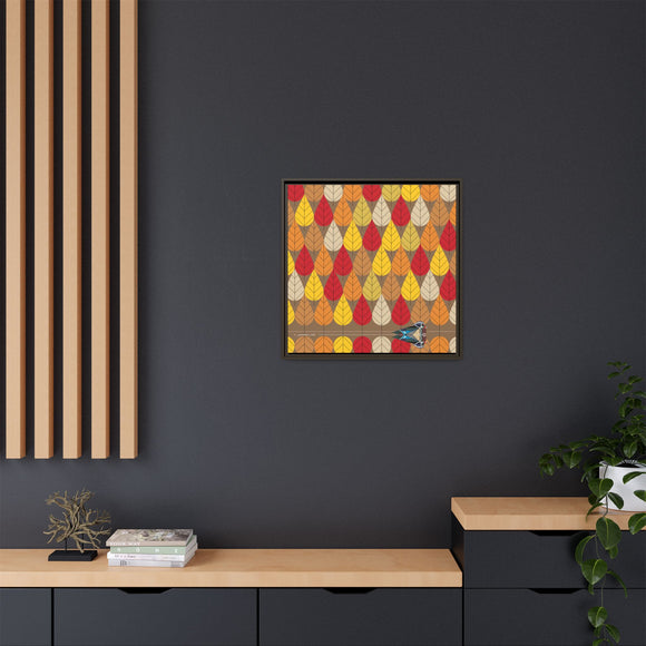Octoberama Charley Harper Framed Giclee Print Stretched On Canvas