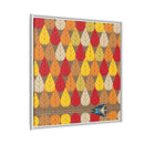 Octoberama Charley Harper Framed Giclee Print Stretched On Canvas-126