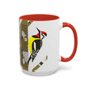 Yellow-Bellied Sapsucker Charley Harper Art Studio Classic Accent Mug 15oz-9