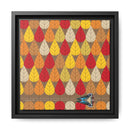 Octoberama Charley Harper Framed Giclee Print Stretched On Canvas-15