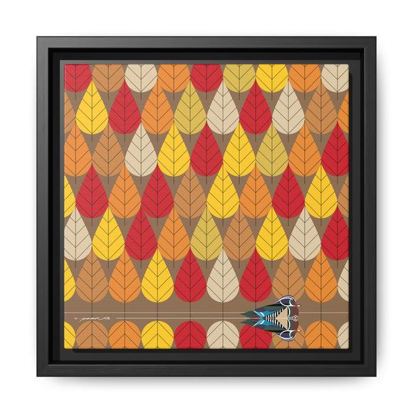 Octoberama Charley Harper Framed Giclee Print Stretched On Canvas