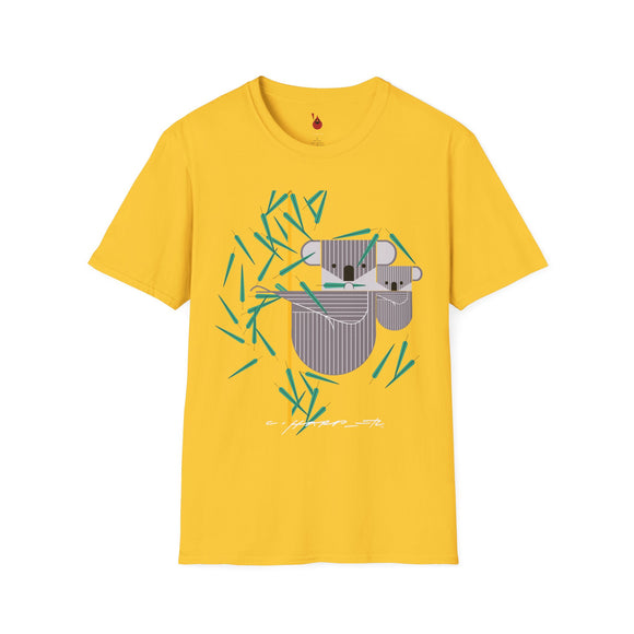 Charley Harper Koal Koala Unisex Softstyle T-Shirt