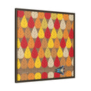 Octoberama Charley Harper Framed Giclee Print Stretched On Canvas-72