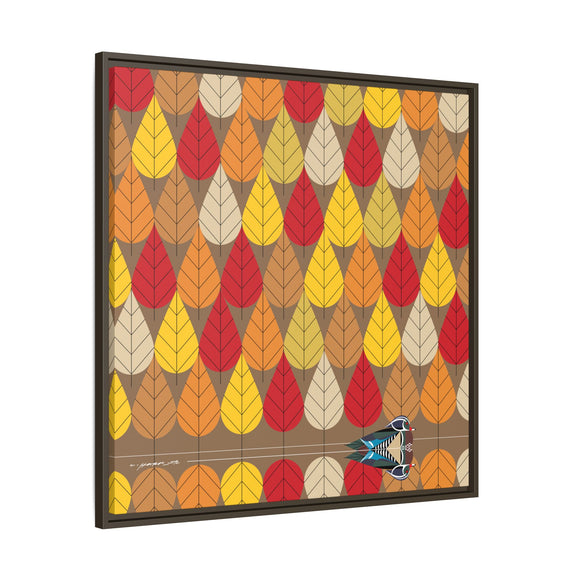 Octoberama Charley Harper Framed Giclee Print Stretched On Canvas