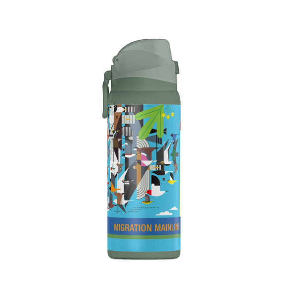 Cape May New Jersey Migration Mainline Charley Harper Oasis Insulated Water Bottle 32oz