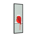 Cool Cardinal Charley Harper Framed Giclee Print Stretched On Canvas-9