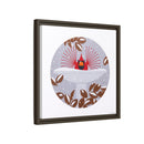 B-r-r-r-r-rdbath Charley Harper Framed Giclee Print on Stretched Canvas-73