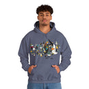 Charley Harper Mystery Of The Missing Migrants Unisex Heavy Blend™ Hooded Sweatshirt-20