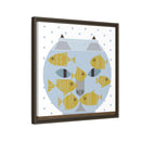 Fishful Thinking Edie Harper Framed Giclee Print on Stretched Canvas-86