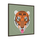 Cool Carnivore Charley Harper Giclee Framed Stretched On Canvas Print-129