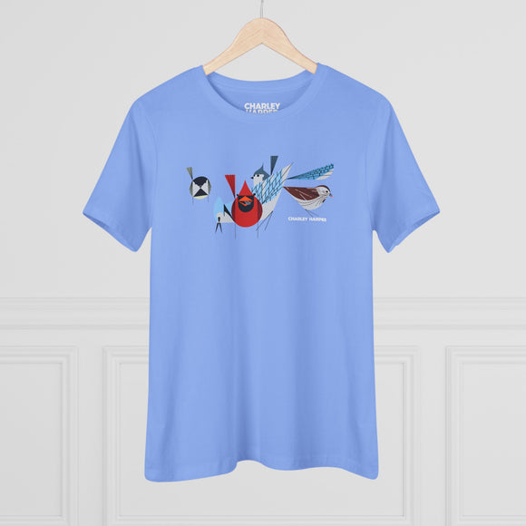Bird Feeder's Charley Harper Women's Cotton Tee