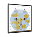 Fishful Thinking Edie Harper Framed Giclee Print on Stretched Canvas-89