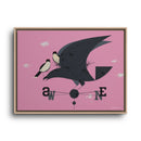Eastern Kingbird Charley Harper Giclee on Matte Stretched Canvas-11