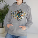 Charley Harper Mystery Of The Missing Migrants Unisex Heavy Blend™ Hooded Sweatshirt-42