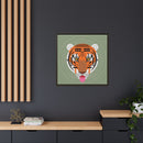 Cool Carnivore Charley Harper Giclee Framed Stretched On Canvas Print-68