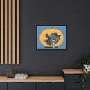 Racc-O-Lantern Charley Harper Framed Giclee Print Stretched On Canvas-46