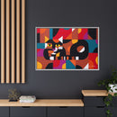 Crazy Cat Crazy Quilt Edie Harper Framed Giclee Print Stretched On Canvas-34