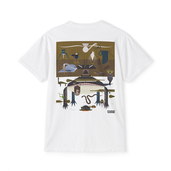 Everglades badge 2 Unisex Garment-Dyed Pocket T-Shirt