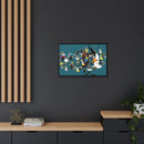 Charley Harper Mystery Of The Missing Migrants Framed Giclee On Canvas Wall  Art-23