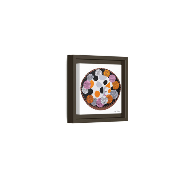 Kittens n' Knittens Edie Harper Framed Giclee Print on Stretched Canvas