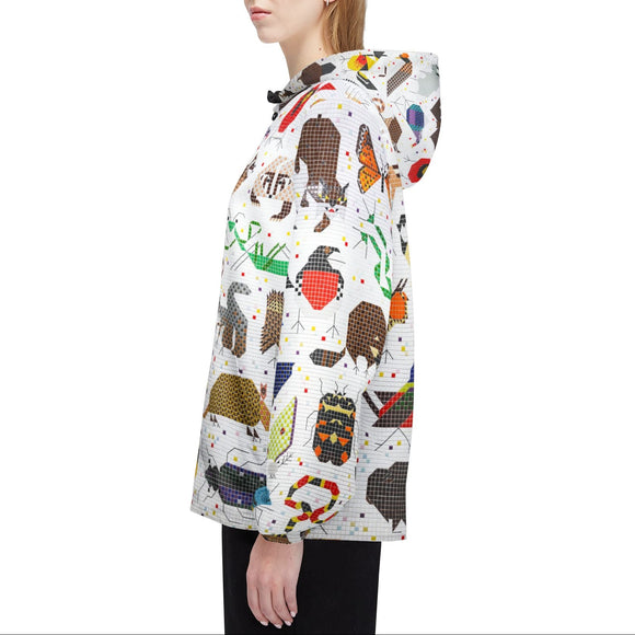 Charley Harper Space For All Species V1 Windbreaker